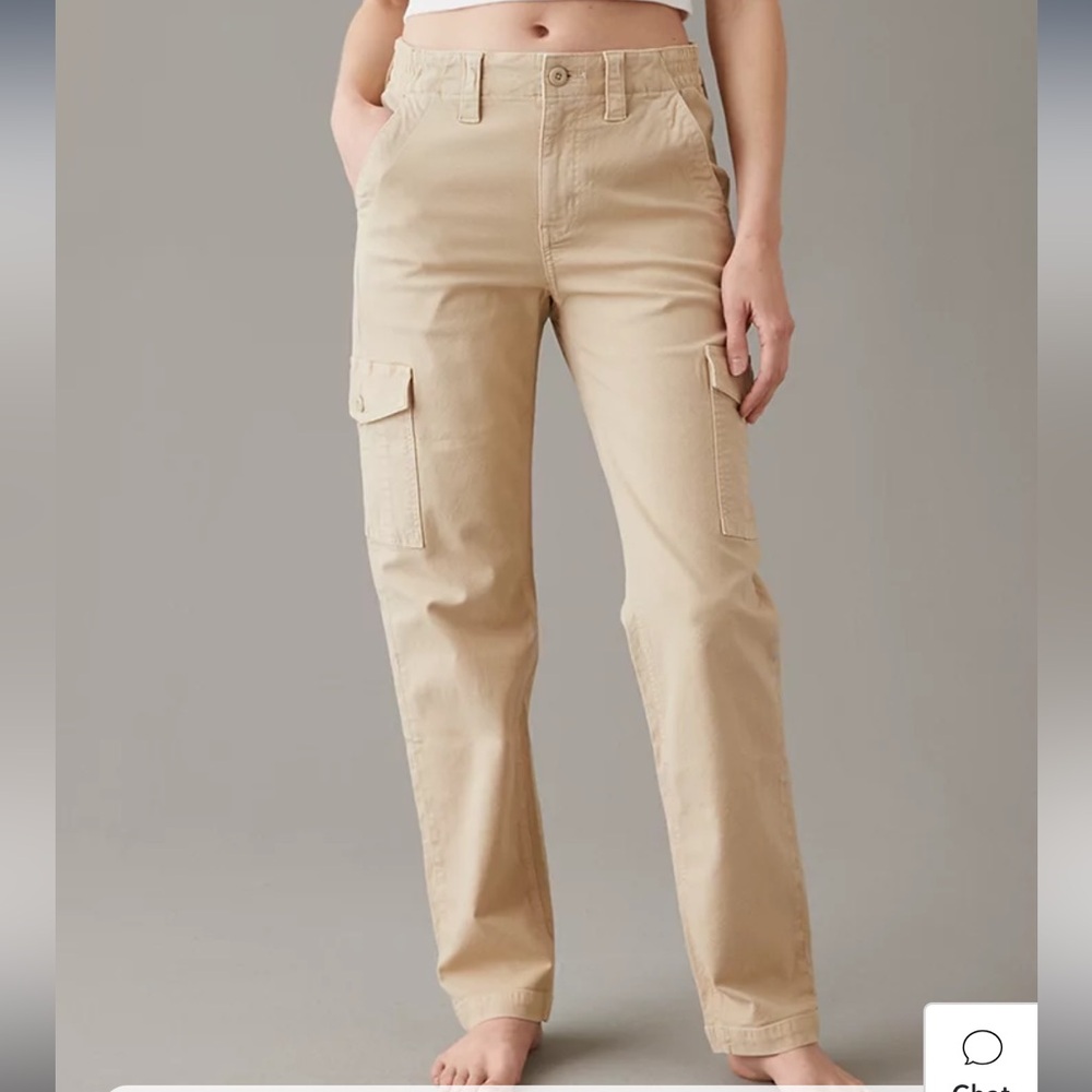AE stretch cargo pants size 0 regular